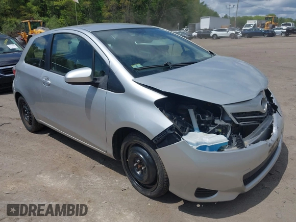 2014 Toyota Yaris L with VIN JTDJTUD38ED587118, listed as a IAAI auction lot 42211424 with 94,616 mi miles and . Bid and sale history available at DreamBid. Image 1.