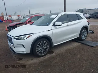 2023 Infiniti QX50 AUTOGRAPH with VIN 3PCAJ5DBXPF106414, listed as a IAAI auction lot 41219421 with 6,849 mi miles. Bid and sale history available at carsss.com. Image 2.