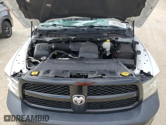 2013 Ram 1500 Tradesman z VIN 3C6JR6DG7DG577041, wystawiony jako Copart lot #70975954 z przebiegiem Nie podano mil oraz Szkoda całkowita • Salvage title. Historia ofert i sprzedaży dostępna na DreamBid. Obrazek 11.