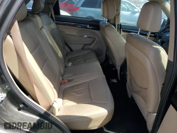 2013 Kia Sorento EX with VIN 5XYKU3A21DG317929, listed as a Copart auction lot 52303015 with Not Provided miles and Clean Title. Bid and sale history available at carsss.com. Image 10.