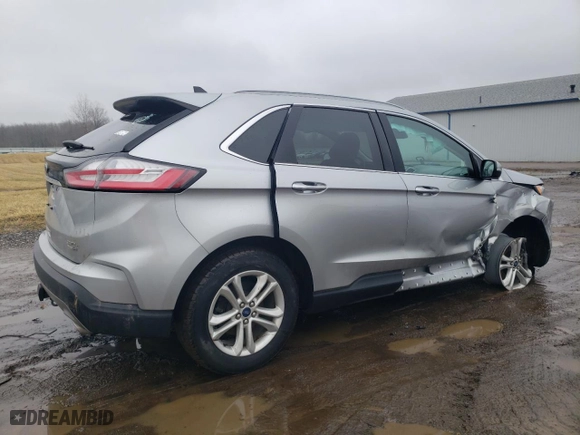 2020 Ford Edge SEL with VIN 2FMPK4J94LBB12084, listed as a Copart auction lot 47263855 with 25,888 mi miles and Salvage Title. Bid and sale history available at carsss.com. Image 3.