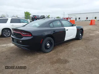 2019 Dodge Charger Police with VIN 2C3CDXKT5KH622663, listed as a IAAI auction lot 42184918 with 86,946 mi miles and . Bid and sale history available at DreamBid. Image 4.