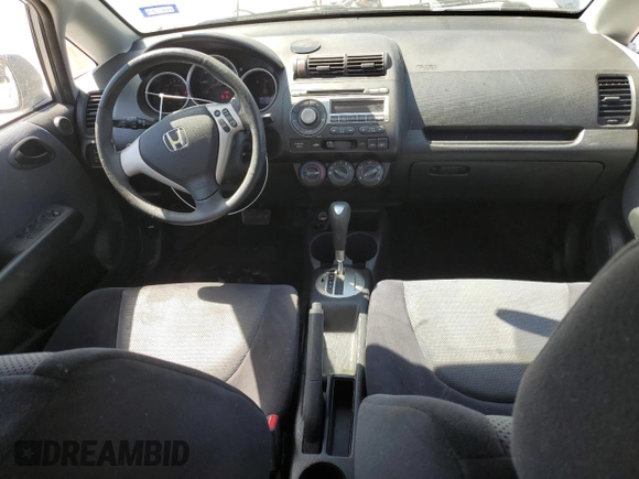 2007 Honda Fit Sport with VIN JHMGD38637S041653, listed as a Copart auction lot 48224085 with 121,493 mi miles and Salvage Title. Bid and sale history available at carsss.com. Image 8.