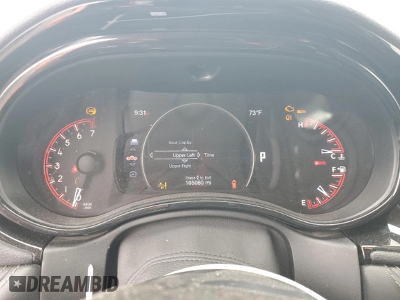 2021 Dodge Durango Citadel with VIN 1C4RDJEG7MC694505, listed as a Copart auction lot 65630795 with 105,060 mi miles and Clean title. Bid and sale history available at DreamBid. Image 9.