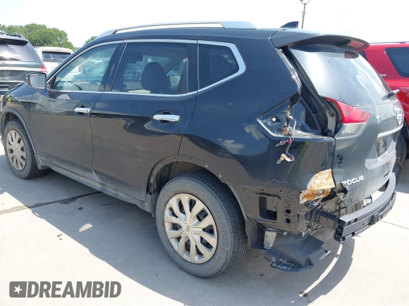 2017 Nissan Rogue S with VIN JN8AT2MV1HW003855, listed as a IAAI auction lot 42431901 with 98,400 mi miles and . Bid and sale history available at DreamBid. Image 3.
