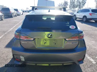 2016 Lexus CT 200h with VIN JTHKD5BH4G2258564, listed as a IAAI auction lot 41858667 with 94,537 mi miles and . Bid and sale history available at carsss.com. Image 16.