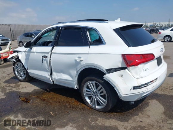 2019 Audi Q5 Premium Plus z VIN WA1BNAFY9K2124525, wystawiony jako IAAI lot #42164362 z przebiegiem Nie podano mil oraz . Historia ofert i sprzedaży dostępna na DreamBid. Obrazek 3.
