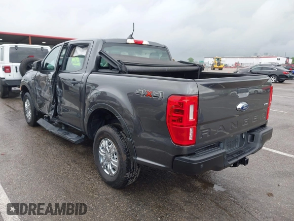 2019 Ford Ranger XL z VIN 1FTER4FH7KLB21674, wystawiony jako IAAI lot #42115937 z przebiegiem 43 912 mil mil oraz . Historia ofert i sprzedaży dostępna na DreamBid. Obrazek 3.