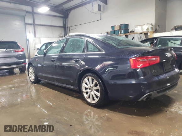 2013 Audi A6 3.0T Prestige with VIN WAUHGAFCXDN137362, listed as a Copart auction lot 46140415 with 72,274 mi miles and Salvage Title. Bid and sale history available at carsss.com. Image 2.