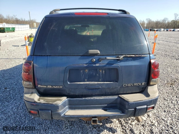 2002 Chevrolet TrailBlazer LS with VIN 1GNDS13S422515502, listed as a Copart auction lot 52946635 with 222,283 mi miles and Salvage Title. Bid and sale history available at carsss.com. Image 6.