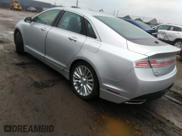 2013 Lincoln MKZ with VIN 3LN6L2JKXDR811822, listed as a IAAI auction lot 42009690 with 128,405 mi miles. Bid and sale history available at carsss.com. Image 3.