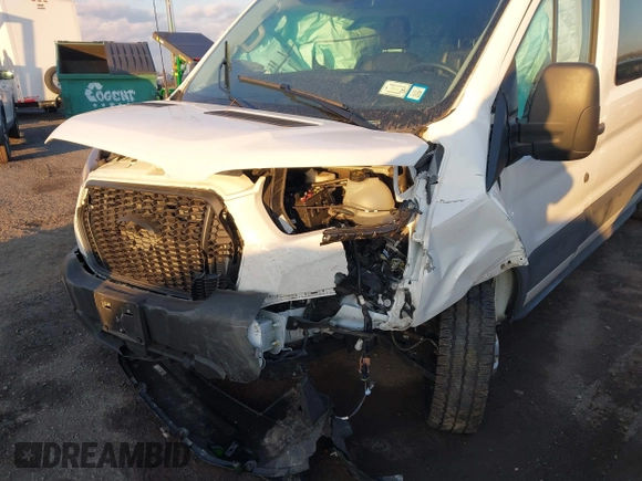 2023 Ford Transit Passenger XL with VIN 1FBAX9Y80PKA16636, listed as a IAAI auction lot 41282212 with 8,572 mi miles and . Bid and sale history available at DreamBid. Image 18.