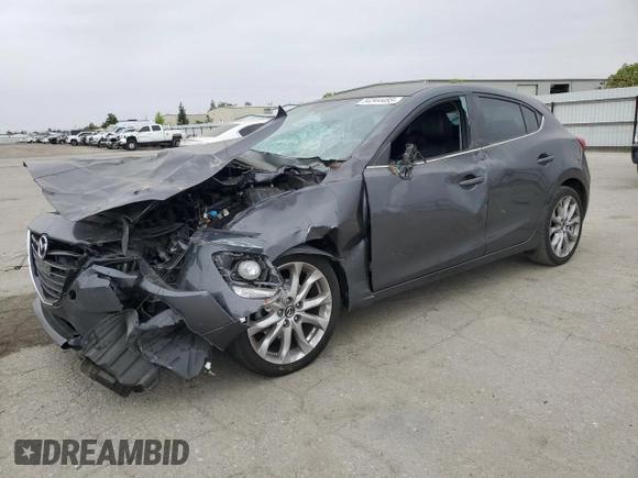 2016 Mazda 3 S Touring with VIN JM1BM1M3XG1299797, listed as a Copart auction lot 54344485 with Not provided miles and Salvage title. Bid and sale history available at DreamBid. Image 1.