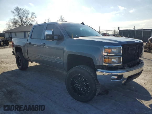 2015 Chevrolet Silverado 1500 LT with VIN 3GCUKREC3FG308724, listed as a Copart auction lot 42314105 with Not Provided miles and Salvage Title. Bid and sale history available at DreamBid. Image 4.