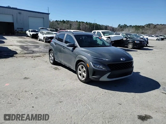 2023 Hyundai Kona SEL with VIN KM8K62AB0PU982954, listed as a Copart auction lot 47078835 with 19,102 mi miles and Salvage Title. Bid and sale history available at DreamBid. Image 14.