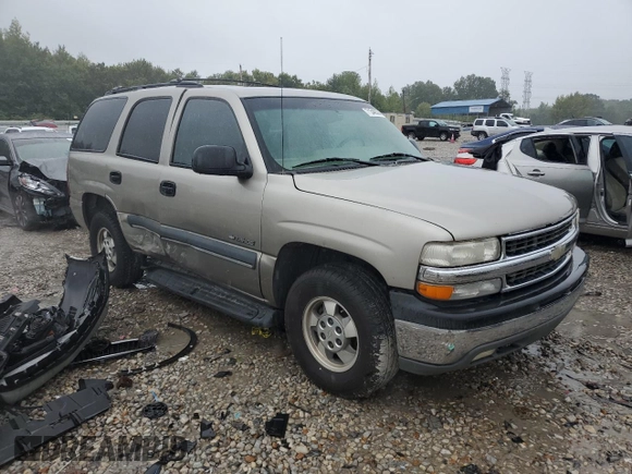 2002 Chevrolet Tahoe LS with VIN 1GNEC13Z92R283808, listed as a Copart auction lot 71348574 with 327,647 mi miles and Salvage Title. Bid and sale history available at carsss.com. Image 4.