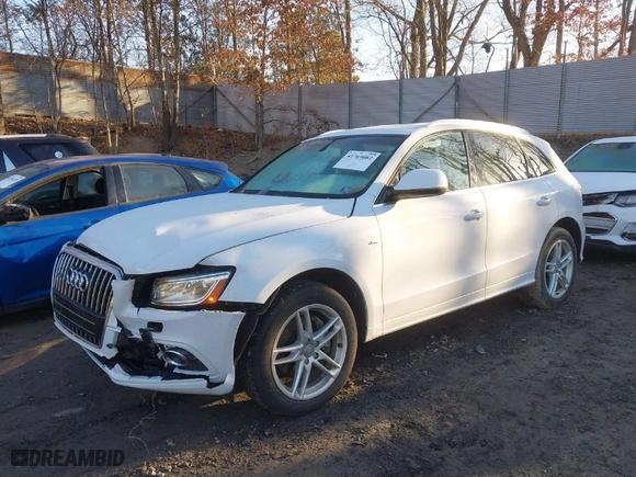 2016 Audi Q5 Prestige with VIN WA1W7AFP1GA002676, listed as a IAAI auction lot 41769082 with 105,458 mi miles. Bid and sale history available at carsss.com. Image 2.