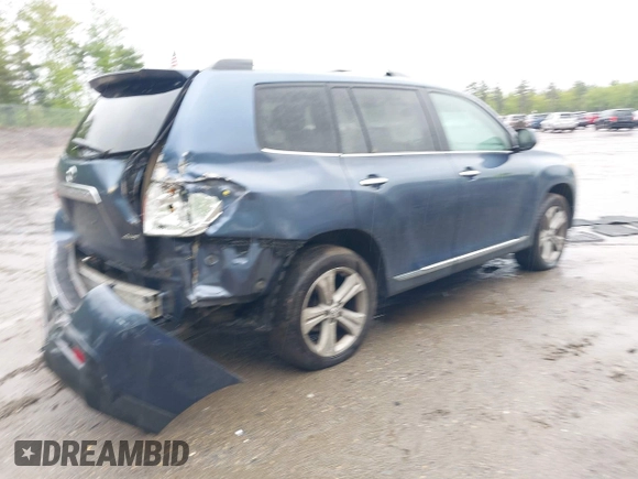2012 Toyota Highlander Limited with VIN 5TDDK3EH8CS173407, listed as a IAAI auction lot 42327833 with 128,909 mi miles and . Bid and sale history available at DreamBid. Image 6.