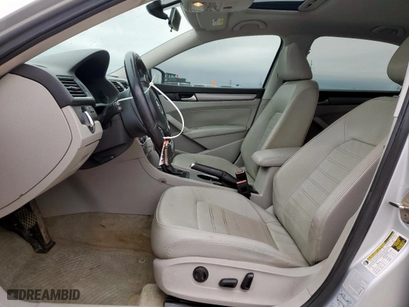 2015 Volkswagen Passat 1.8T SE w/Sunroof & Nav with VIN 1VWBT7A32FC048055, listed as a Copart auction lot 51854075 with 130,743 mi miles and Salvage Title. Bid and sale history available at carsss.com. Image 7.