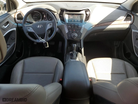 2018 Hyundai Santa Fe Sport 2.4L with VIN 5XYZU3LB3JG537287, listed as a Copart auction lot 50014865 with 45,195 mi miles and Salvage Title. Bid and sale history available at carsss.com. Image 8.