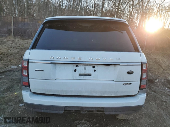 2017 Land Rover Range Rover with VIN SALGS5FE7HA328474, listed as a Copart auction lot 45054175 with 56,600 mi miles and Salvage title. Bid and sale history available at DreamBid. Image 6.