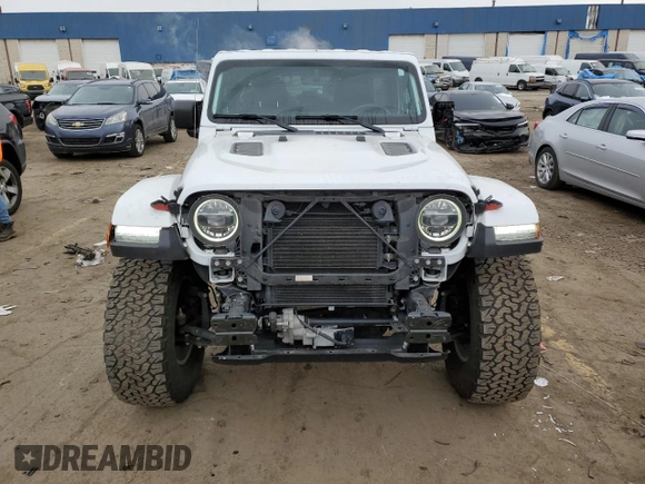 2021 Jeep Wrangler Unlimited Rubicon with VIN 1C4JJXFG3MW863795, listed as a Copart auction lot 86586464 with 18,711 mi miles and Clean Title. Bid and sale history available at carsss.com. Image 5.