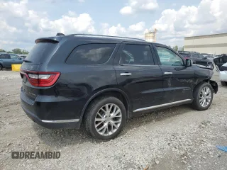 2014 Dodge Durango Citadel with VIN 1C4RDJEG5EC331766, listed as a Copart auction lot 64064154 with 92,018 mi miles and Salvage title. Bid and sale history available at DreamBid. Image 3.