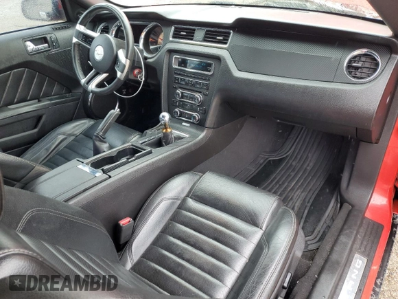 2010 Ford Mustang GT with VIN 1ZVBP8CH1A5141732, listed as a Copart auction lot 57885605 with 92,882 mi miles and Salvage title. Bid and sale history available at DreamBid. Image 8.