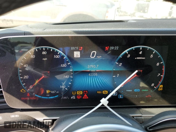 2023 Mercedes-Benz GLE 450 with VIN 4JGFB5KB4PA860208, listed as a Copart auction lot 60171915 with 42,335 mi miles and Salvage title. Bid and sale history available at DreamBid. Image 9.