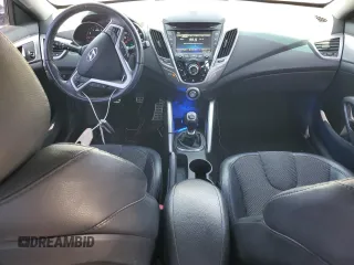 2012 Hyundai Veloster w/Black Int z VIN KMHTC6AD4CU078248, wystawiony jako Copart lot #59524465 z przebiegiem 75 040 mil mil oraz Szkoda całkowita • Salvage title. Historia ofert i sprzedaży dostępna na DreamBid. Obrazek 8.