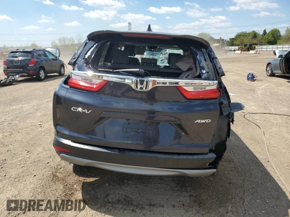 2018 Honda CR-V EX-L z VIN 5J6RW2H84JL031029, wystawiony jako Copart lot #55761595 z przebiegiem Nie podano mil oraz Szkoda całkowita • Salvage title. Historia ofert i sprzedaży dostępna na DreamBid. Obrazek 6.