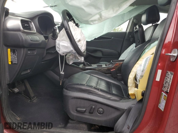 2016 Kia Sorento EX with VIN 5XYPH4A17GG028369, listed as a Copart auction lot 52107365 with 216,039 mi miles and Salvage title. Bid and sale history available at DreamBid. Image 7.