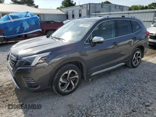 2022 Subaru Forester Touring with VIN JF2SKARC0NH528895, listed as a Copart auction lot 61309325 with 22,894 mi miles and Salvage title. Bid and sale history available at DreamBid. Image 1.