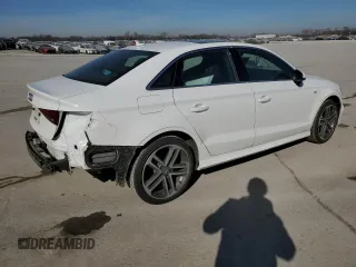 2018 Audi A3 Sedan Premium Plus with VIN WAUGUGFF8J1026054, listed as a Copart auction lot 41774604 with 50,939 mi miles. Bid and sale history available at carsss.com. Image 3.
