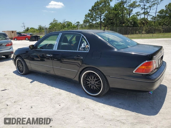 2001 Lexus LS 430 z VIN JTHBN30FX10008011, wystawiony jako Copart lot #57585145 z przebiegiem 218 263 mil mil oraz Czysty tytuł • Clean title. Historia ofert i sprzedaży dostępna na DreamBid. Obrazek 2.