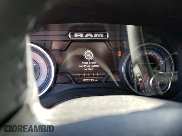 2022 Ram 1500 Lone Star with VIN 1C6SRFFT7NN236066, listed as a Copart auction lot 46661134 with 29,545 mi miles and Non repairable. Bid and sale history available at DreamBid. Image 9.