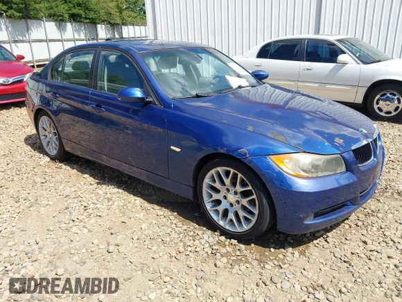 2007 BMW 3 Series 328i with VIN WBAVA33587KX72883, listed as a IAAI auction lot 42632484 with 203,514 mi miles and . Bid and sale history available at DreamBid. Image 1.