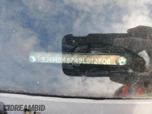 2009 Honda CR-V EX-L z VIN 5J6RE48749L012708, wystawiony jako Copart lot #55042345 z przebiegiem Nie podano mil oraz Nie do naprawy • Non repairable. Historia ofert i sprzedaży dostępna na DreamBid. Obrazek 13.
