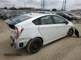 2014 Toyota Prius Four with VIN JTDKN3DU7E1841002, listed as a Copart auction lot 53757825 with Not provided miles and Salvage title. Bid and sale history available at DreamBid. Image 3.