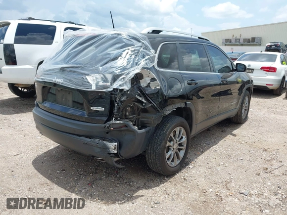 2019 Jeep Cherokee Latitude Plus with VIN 1C4PJLLX9KD333220, listed as a IAAI auction lot 42512218 with 81,064 mi miles and . Bid and sale history available at DreamBid. Image 4.