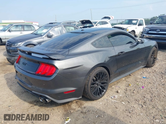 2019 Ford Mustang GT with VIN 1FA6P8CF5K5199773, listed as a IAAI auction lot 42551248 with 79,707 mi miles and . Bid and sale history available at DreamBid. Image 4.