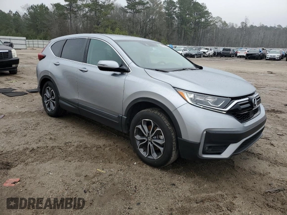 2020 Honda CR-V EX with VIN 5J6RW2H57LA001656, listed as a Copart auction lot 45319365 with 92,556 mi miles and Salvage Title. Bid and sale history available at DreamBid. Image 4.