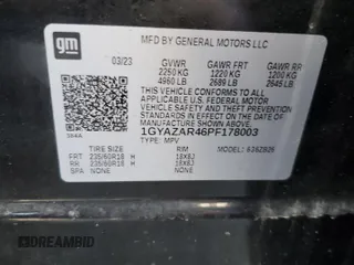 2023 Cadillac XT4 FWD Luxury z VIN 1GYAZAR46PF178003, wystawiony jako Copart lot #52024665 z przebiegiem 42 000 mil mil oraz Szkoda całkowita • Salvage title. Historia ofert i sprzedaży dostępna na DreamBid. Obrazek 14.