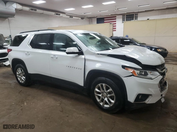 2019 Chevrolet Traverse LT Cloth with VIN 1GNEVGKW5KJ302258, listed as a Copart auction lot 49896815 with 83,469 mi miles and Salvage Title. Bid and sale history available at carsss.com. Image 4.