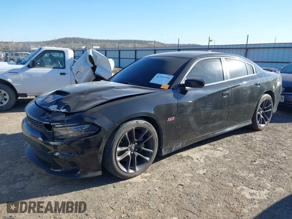 2020 Dodge Charger Scat Pack z VIN 2C3CDXGJ5LH162266, wystawiony jako IAAI lot #41763759 z przebiegiem 83 366 mil mil oraz . Historia ofert i sprzedaży dostępna na DreamBid. Obrazek 18.