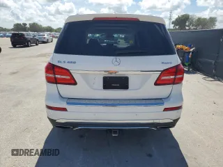 2017 Mercedes-Benz GLS 450 with VIN 4JGDF6EE7HA977726, listed as a Copart auction lot 60707555 with 117,993 mi miles and Salvage title. Bid and sale history available at DreamBid. Image 6.