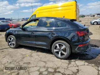 2022 Audi Q5 Sportback S line Premium Plus with VIN WA15AAFY0N2007820, listed as a Copart auction lot 51430355 with 29,057 mi miles and Clean title. Bid and sale history available at DreamBid. Image 2.