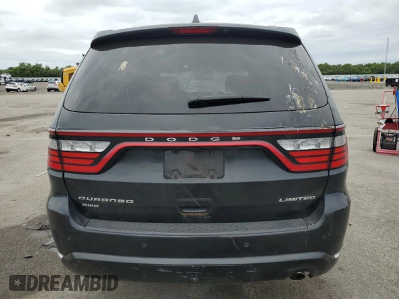 2016 Dodge Durango Limited with VIN 1C4RDJDG3GC323301, listed as a Copart auction lot 59375325 with 122,941 mi miles and Clean title. Bid and sale history available at DreamBid. Image 6.