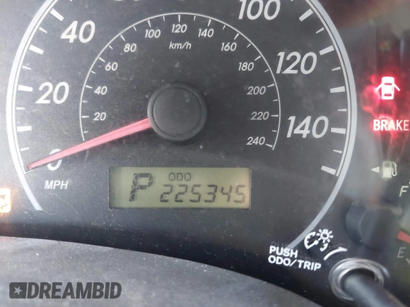 2010 Toyota Corolla with VIN 1NXBU4EE5AZ173723, listed as a IAAI auction lot 41455944 with 225,345 mi miles. Bid and sale history available at carsss.com. Image 16.