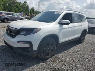 2021 Honda Pilot Special Edition with VIN 5FNYF5H29MB047913, listed as a Copart auction lot 60240005 with 45,079 mi miles and Salvage title. Bid and sale history available at DreamBid. Image 1.